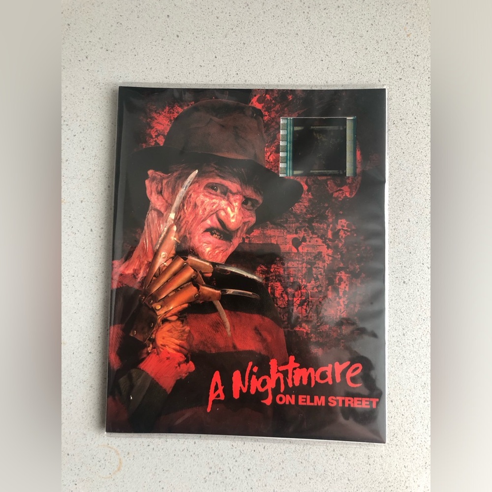 NWOT Freddy Krueger film cell